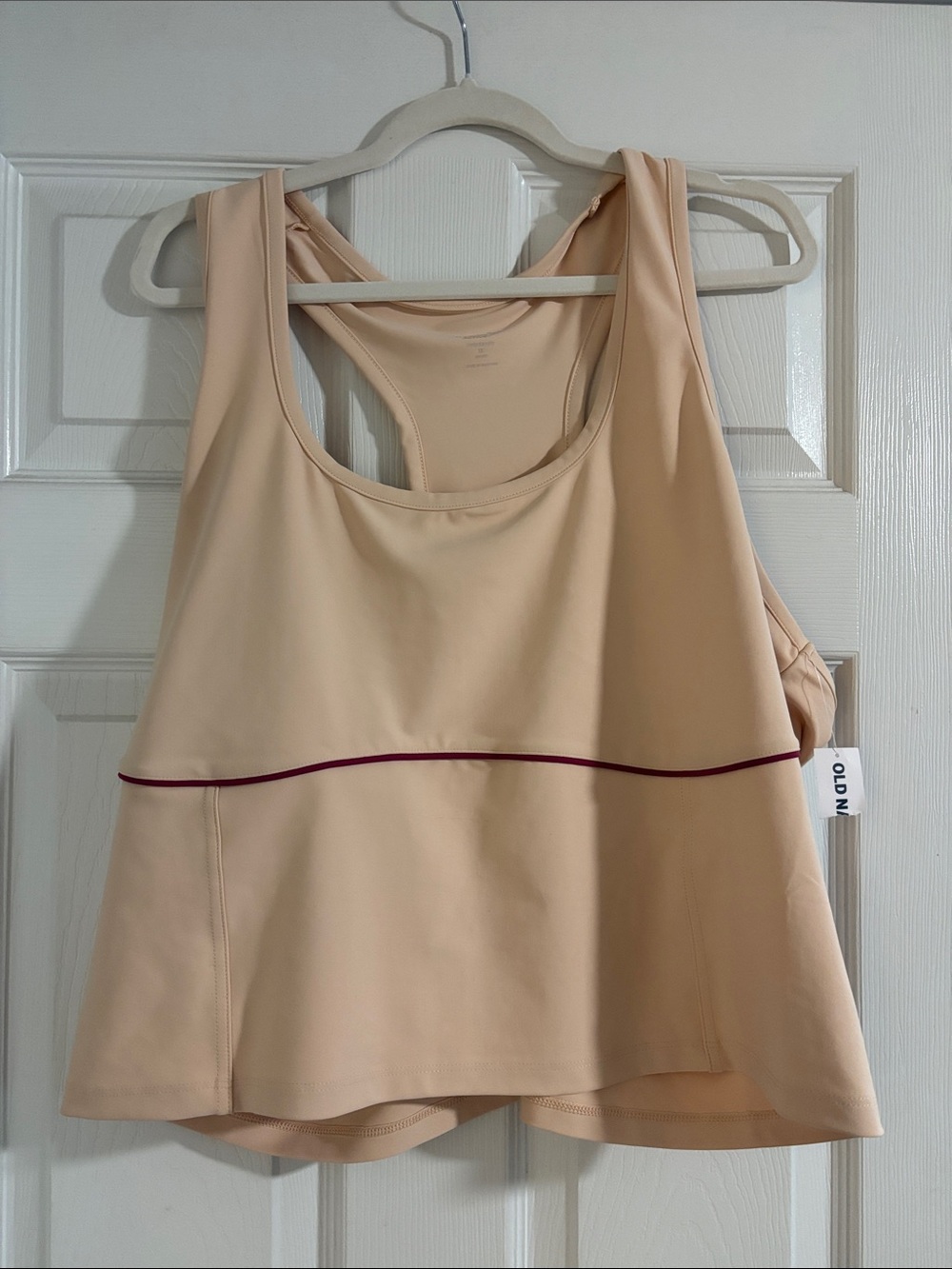 Old Navy Active Light Peach PowerSoft Racerback Tank